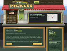 Tablet Screenshot of picklesdeliri.com